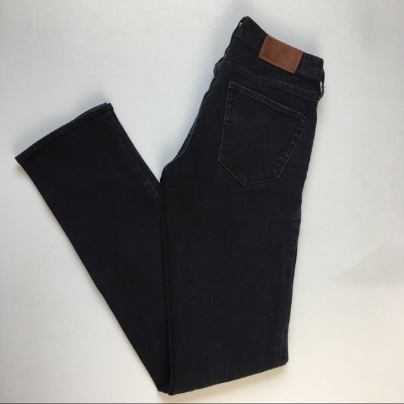 SALE❤️Madewell Skinny Jeans BLACK 24 - Picture 4 of 7